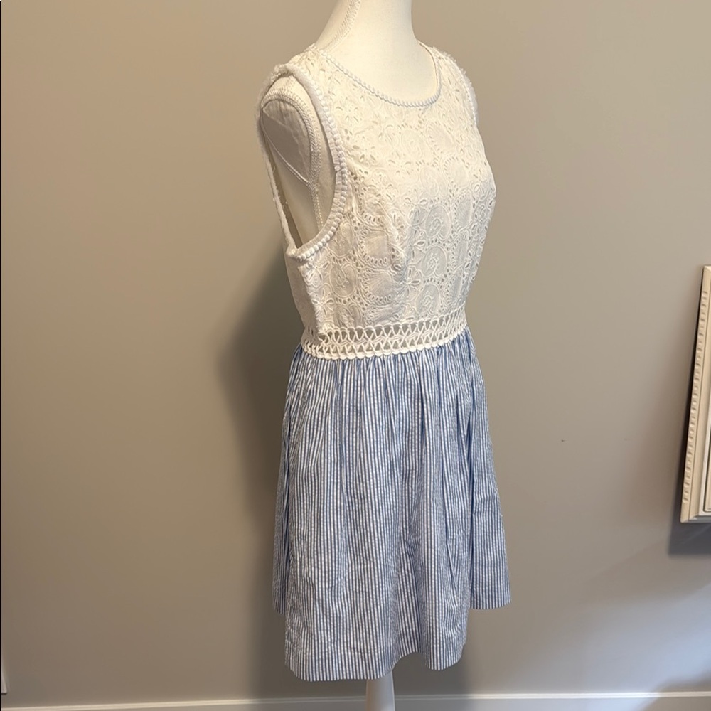 Lilly Pulitzer Alivia Dress in Bennett Blue Sz 10 - Picture 12 of 13